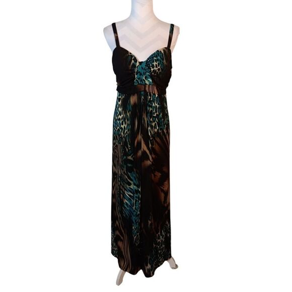 Lane Bryant Animal Print Maxi Dress - Picture 1 of 8